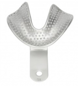 Impression Tray Full Denture Perforated Xl Low